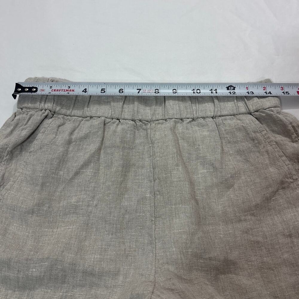 NWT J.Crew Womens XS 100% Linen Long Tropez Shorts Bermuda Lagenlook Minimalist - Picture 10 of 10